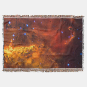 Emission Nebula NGC 2467 in Constellation Puppis Throw Blanket