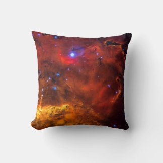 Emission Nebula NGC 2467 in Constellation Puppis Throw Pillow