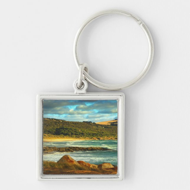 Emita Beach | Flinders Island, Tasmania Keychain (Front)