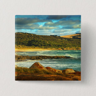 Emita Beach Flinders Island, Tasmania Pinback Button