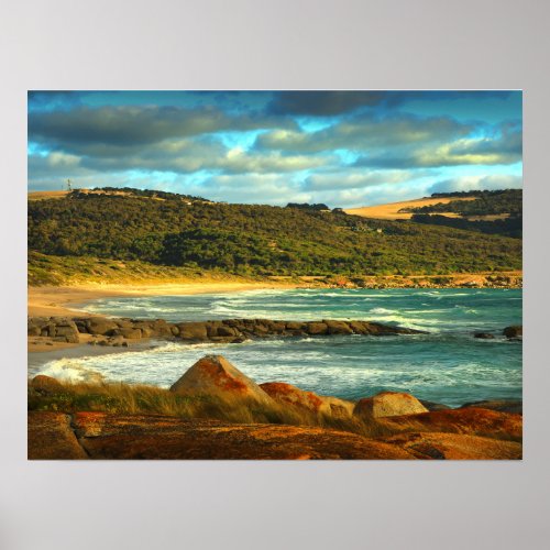 Emita Beach  Flinders Island Tasmania Poster