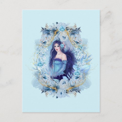 Emma Angel Holiday Postcard By Renee L Lavoie