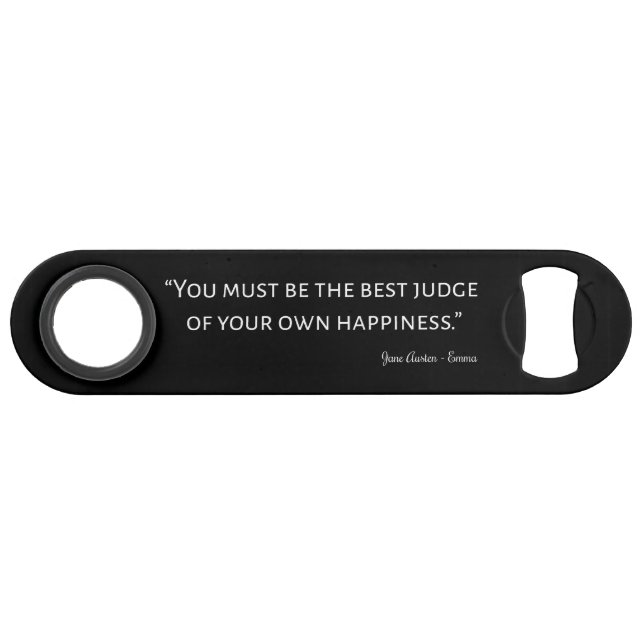 Emma By Jane Austen Quote I Bar Key (Front (Horizontal))