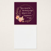 Emma By Jane Austen Quote I - Cute Style (Front & Back)