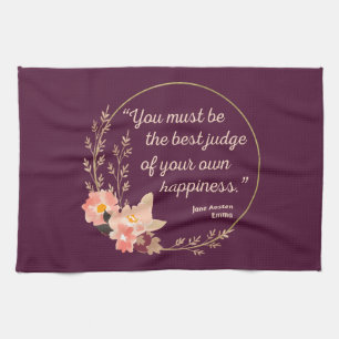 Emma By Jane Austen Quote I - Cute Style Kitchen Towel