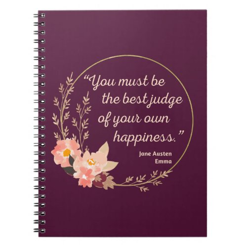 Emma By Jane Austen Quote I _ Cute Style Notebook