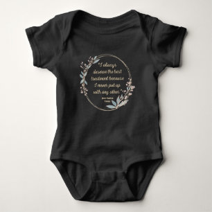 Emma By Jane Austen Quote II - Cute Style Baby Bodysuit