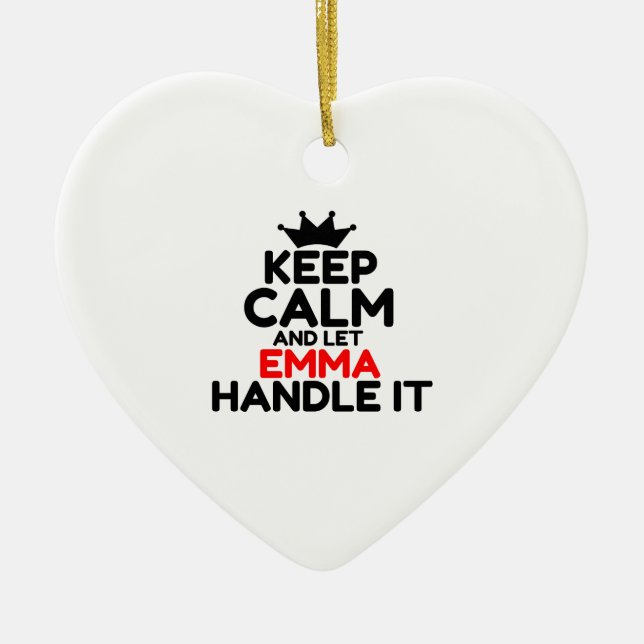 EMMA CERAMIC ORNAMENT (Front)