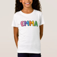 Emma Colorful Bubble Letters Cute Name Design