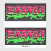 Emma sticker name | Zazzle