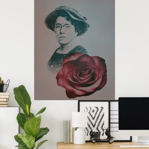 Emma Goldman a Feminist  Social Justice Activist Poster