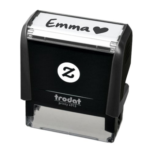 Emma Heart Self_inking Stamp