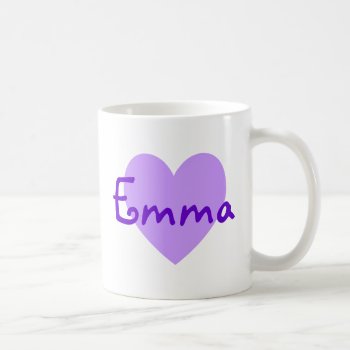Emma In Purple Coffee Mug by purplestuff at Zazzle