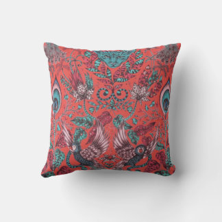 Emma J Shipley Amazon Fabric by Clarke & Clarke Throw Pillow