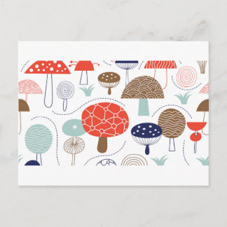 Emma Janeway Mushrooms Collection Postcard