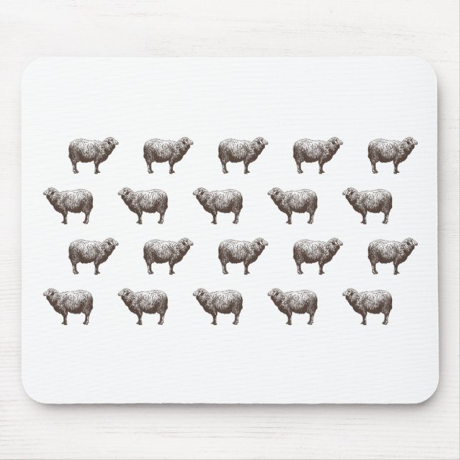 Emma Janeway Sheep Mouse Pad (Front)