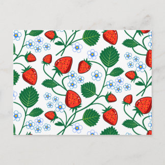 Emma Janeway Strawberries Postcard