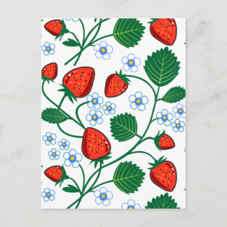 Emma Janeway Strawberries Postcard