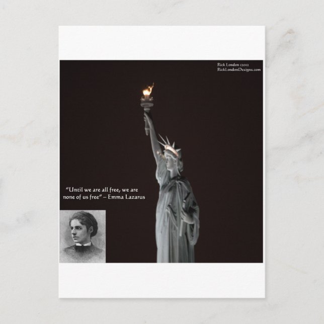 Emma Lazarus & Statue Of Liberty Gifts & Cards (Front)
