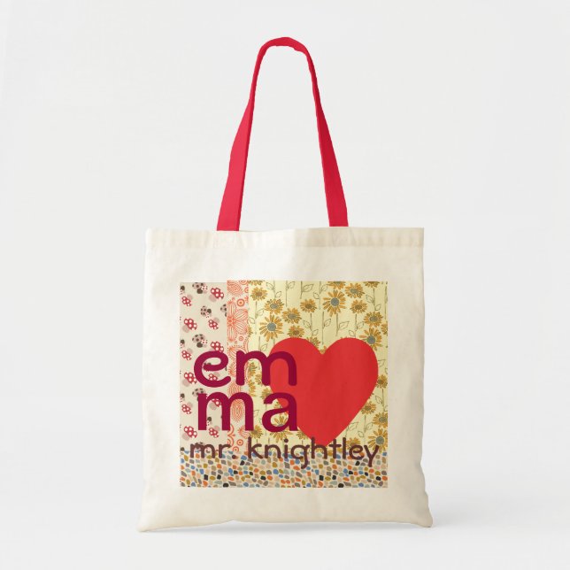 Emma Loves Mr. KnightleyTotebag Tote Bag (Front)