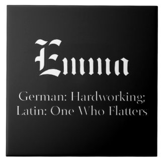 Emma Meaning Ceramic Tile