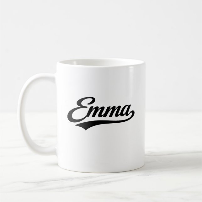 Emma name first last family gifts coffee mug (Left)