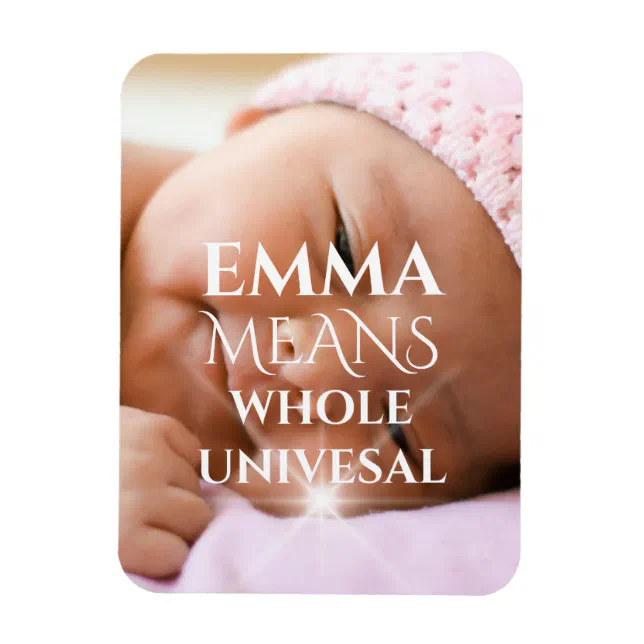 Emma Name Meaning Baby Shower Photo New Zazzle