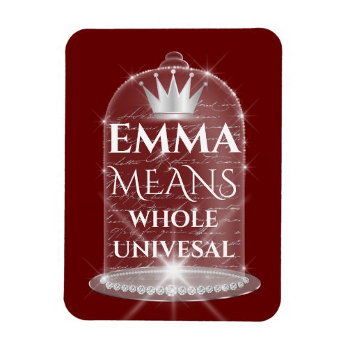 Emma Name Meaning Bridal Birthday Proncess Magnet