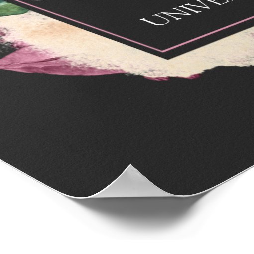 Emma Name Meaning Royal Roses Mint Green Poster Zazzle