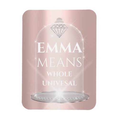 Emma Name Meaning Wedding Bridal Birthday Rose Magnet