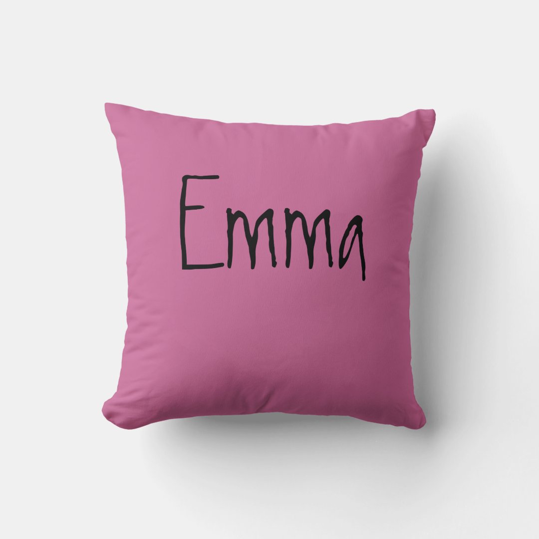 Emma name pillow | Zazzle