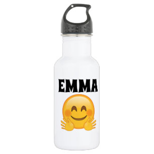 Emma- Personalized Emoji 18 oz Water Bottle 
