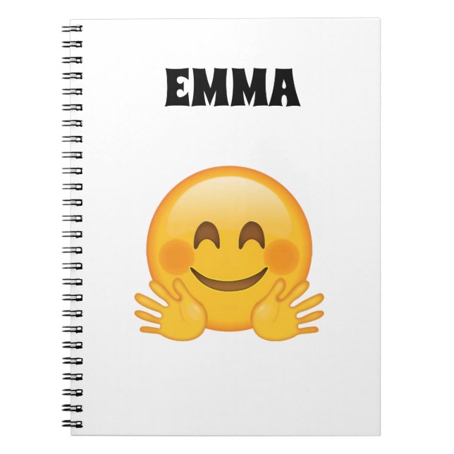 Emma- Personalized Emoji Notebook  (Front)