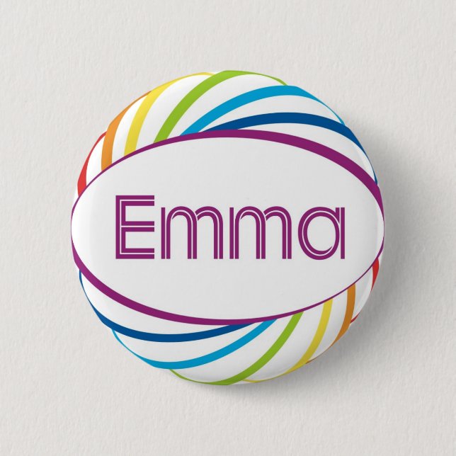 Emma Pinback Button (Front)