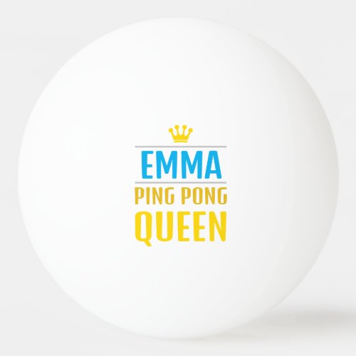 Emma Ping Pong Ball