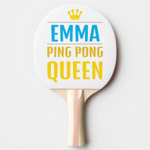 Emma Ping Pong Paddle