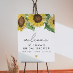 EMMA Rustic Sunflower Bridal Shower Welcome Foam Board<br><div class="desc">This bridal shower welcome sign features rustic watercolor sunflowers and a clean script font. This welcome sign is perfect for your country barn or fall themed bridal event.</div>