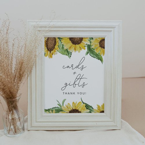 EMMA Rustic Sunflower Country Cards and Gifts Sign