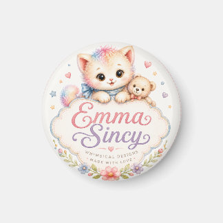 Emma Sincy Logo Refrigerator Magnet