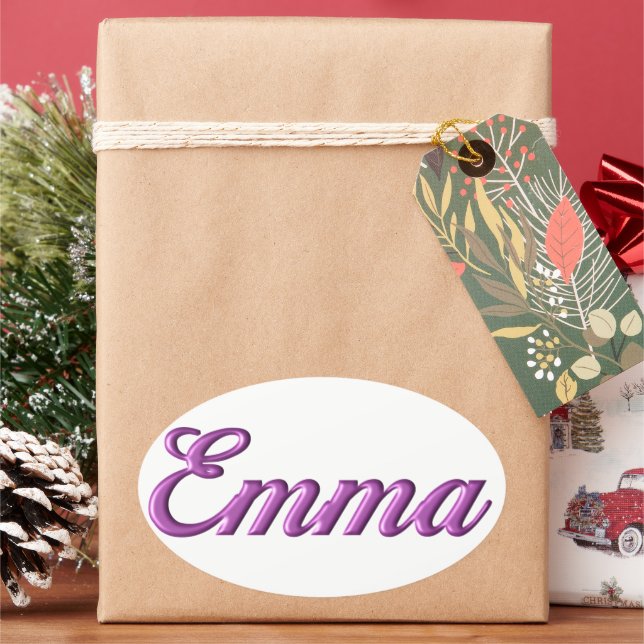 Emma sticker name | Zazzle