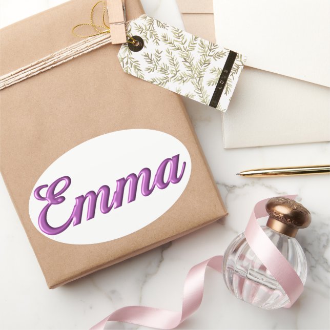 Emma sticker name | Zazzle