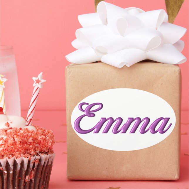 Emma sticker name | Zazzle