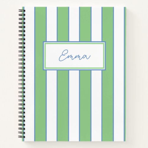 Emma Stripe Notebook