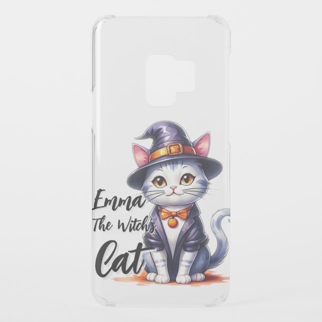 Emma The Witch's Cat Halloween's Day Uncommon Samsung Galaxy Case (Back)