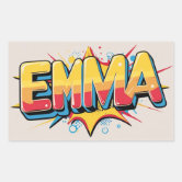 Emma sticker name | Zazzle
