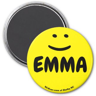 EMMA yellow smile magnet