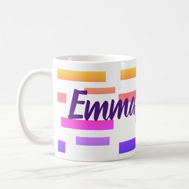 Emma Your Name Coffee Tea Mug Cup (Left)