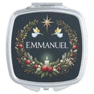 Emmanuel Christmas angels Compact Mirror
