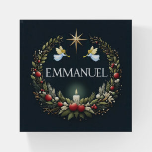 Emmanuel Christmas angels Paperweight