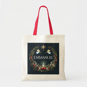 Emmanuel Christmas angels Tote Bag